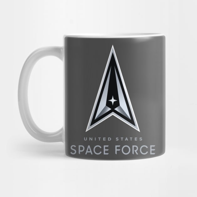 Space Force Official Logo - Black & White Version by SpaceForceOutfitters